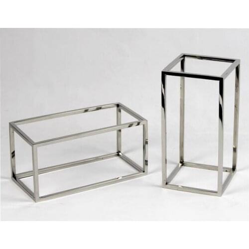 Hot sale shoes store display props high grade Stainess steel shoes display stand rack tie holder shoes shop windows display
