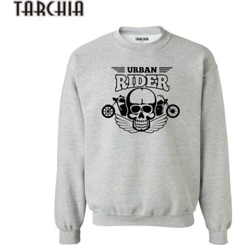TARCHIA 2021 Sweatshirt Printed Slim Fit Mens Hoodies Pullovers Hoody Motorbike Urban Rider Plus Size Autumn Brand Casual