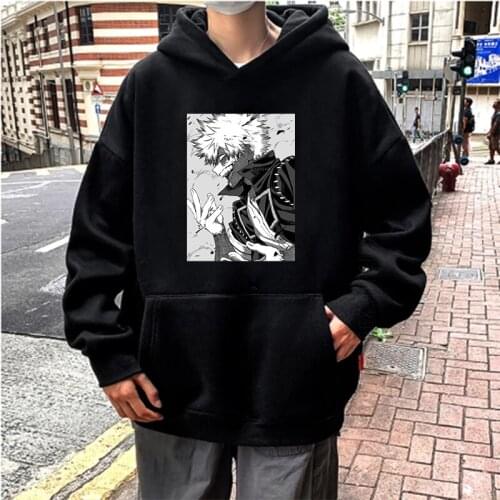 Japanese Anime My Hero Academia Dabi Manga Hoodies Streetwear Men Daily Casual Sweatshirt Cartoon Male Pullovers