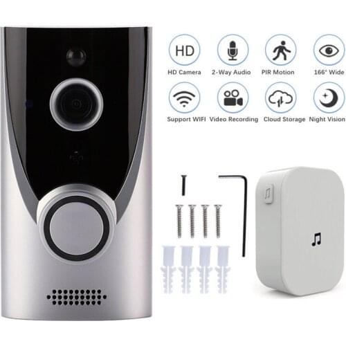 M16 Video Doorbell WIFI Smart Door bell Camera Security Camera Wireless 2MP HD Video Audio Intercom Door Bell IR Night Vision