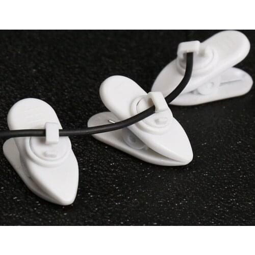 10PCS Earphone Cable Wire Cord Clip Headphone Line Organizer Holder Mp3 USB Cable Holder Wire Cord Cable Winder