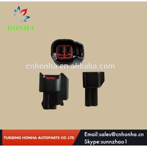100pcs/lot For Delphi 2 Pin/Way Female And Male EV6 Fuel Injector Electrical Connector Plug