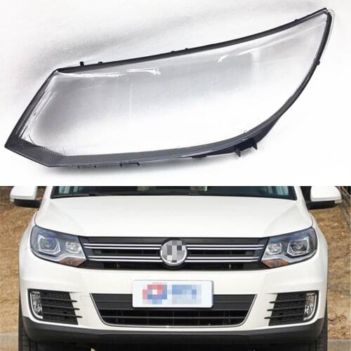 Car Headlamp Lens For Volkswagen VW Tiguan 2013 2014 2015 2016 2017 Car Headlight Headlamp Lens Auto Shell Cover
