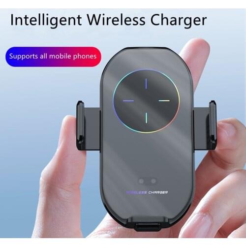 Wireless Car Charger Mount Intelligent Infrared Car Phone Holder for Air Vent Mount Wireless Magsafe Accessories