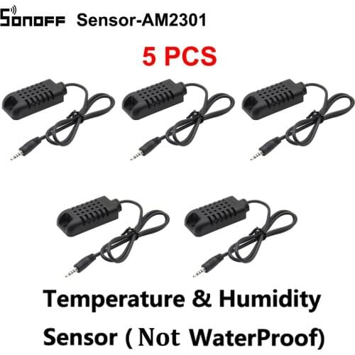 5PCS/Lot Sonoff Sensor AM2301 Temperature Humidity Sensor DS1820 Temperature Probe Module High Accuracy Sensor Sonoff TH16 TH10