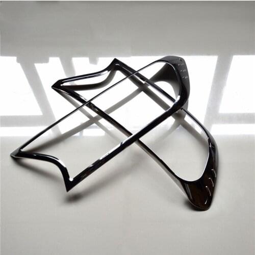 For Ford Ranger 2015 2016 ABS Chrome Auto Lamp Hood Covers Decorations trim Headlight Lamp Shade Front Light Lamp Cover 2pcs/set