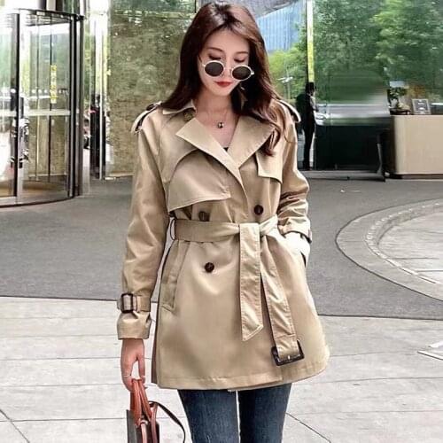 Heliar Women's Short Trench Coats