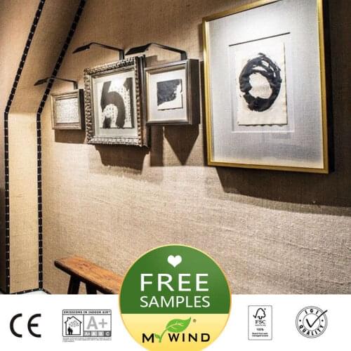 2019 MY WIND natural wall paper luxury Wallpaper jute fabric grasscloth 3D wallpapers designs vintage classic home decor bedroom