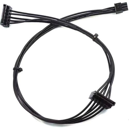 Line Power Cable Small 6Pin to Single/Dual SATA Cable Hard Drive SSD Line for DELL 3070 3670 Vostro 3967 3977 3980 Repair Part