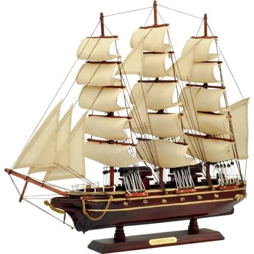 LUCKK Hot Sale 3D Wooden DIY Ship Assembly Model Kits Classical Decor Miniature Boat Sailing Ship Model FOR Home Decor Craft