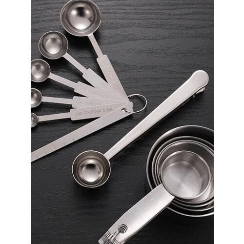 12 PCS Measuring Cups And Measuring Spoons Set, Stainless Steel Measure Cup Set With Leveler For Cooking Baking Astounding