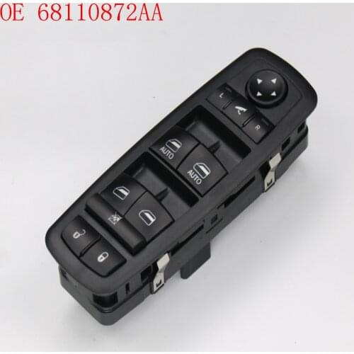 NEW Window Switch Replace for 2012-16 Chrysler Town & Country 2012-16 Dodge Grand Caravan 2015 Ram C/V OE 68110872AA 68298872AA