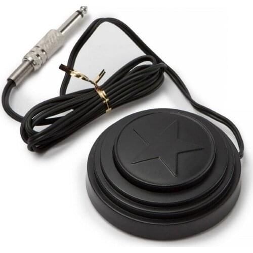 Stainless Steel Foot Switch Pedal Foot switch Black tattoo pedal for tattoo power supplies Tattoo Machines Guns free shipping