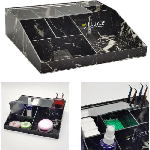 1pcs Makeup Organizer Eyelash Extension Accessories Tool Storage Display Box Tweezers Holder Storage Box Makeup Brush Organizer