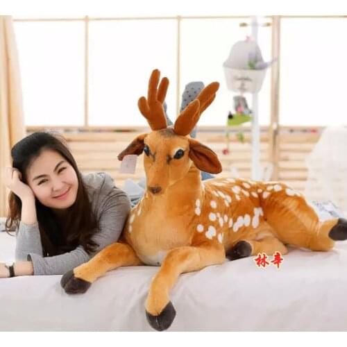 Giraffe plush toy doll, simulation deer, deer dolls, lovely gift woman birthday gift, Christmas gift