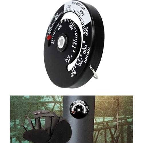 Wood Stove Thermometer Fireplace Temperature Gauge Meter for Oven