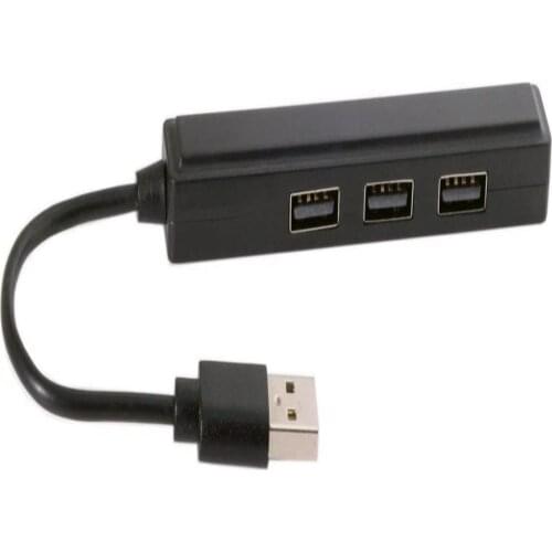 USB 2.0 TO 3.5 mm audio speaker microphone adapter & 3 port USB 2.0 HUB for laptops & computers