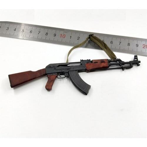 In Stock 1/6th QOTOYS QOM-1014 Sea Navy Battle Weapon Type 56 Gun Rifle Model For Usual 12inch Doll Action Collectable