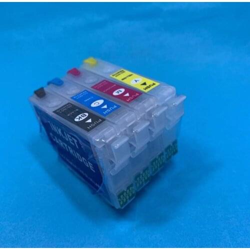 YOTAT T502 T502XL Refillable Ink Cartridge 502XL T02W1-T02W4 for Epson XP-5100 XP-5105 WF-2860 WF-2860DWF/WF-2865DWF