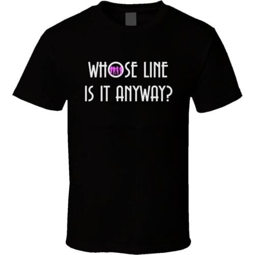 Whos Line Is It Anyways Retro Tv Show Comedy Improv Funny T Shirt