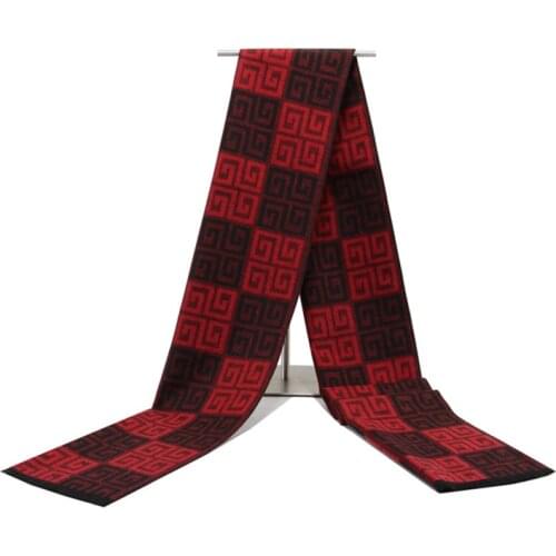 2017 Winter Men Scarfs Luxury Brand Cashmere Scarf Plaid Checked Scarf for Men Shawls and Scarves Pashmina Echape
