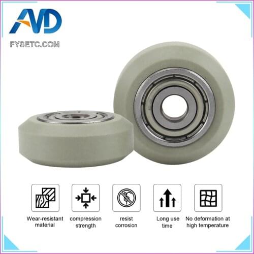 13 Pcs 3D Printer Part POM Material Wheel with Bearings for V-slot for ender 3 cr-10 3D printer