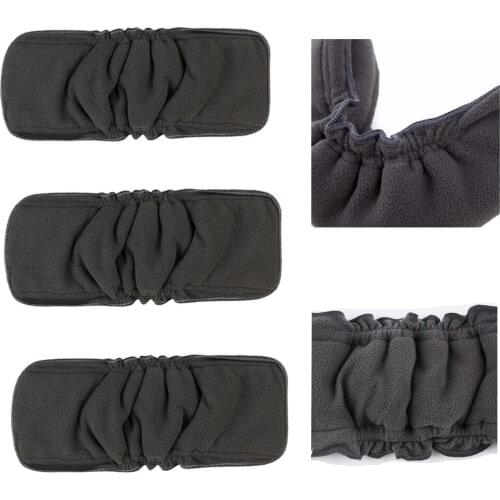 30 Pieces Bamboo Charcoal Diaper Inserts Double Gussets Carbon Bamboo Liners Best Style Prevent Leakage for Pocket Cloth Diaper