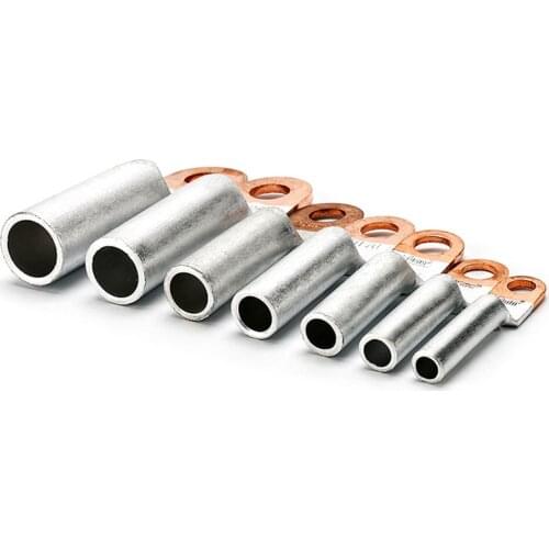 5pcs Aluminum Copper Lug Battery Cable Connector Terminals DTL-10/16/25/35/50/70/95/120/150/180/240mm Square