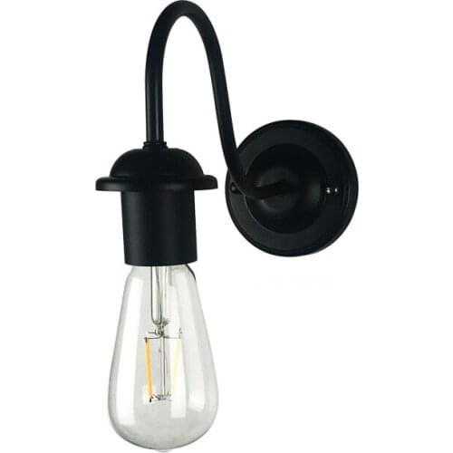 American Loft Industrial Wall Lamp Vintage Bedside Wall Light Metal bent arm wholesale price sconces 110V/220V promotion WJ926