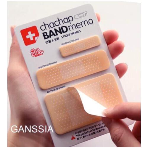 1PC Creative Band Aid Type Notepad Note Memo Sticky Scratch Notes Message Post (ss-539)
