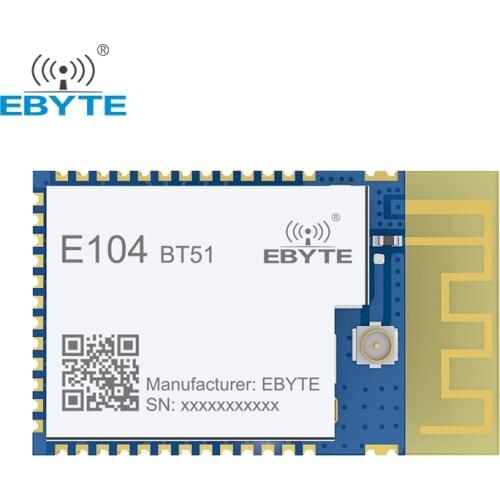 BLE5.0 2.4GHz BLE Bluetooth Module Low Power Consumption PCB Antenna SMD UART Wireless Transceiver Receiver EBYTE E104-BT51