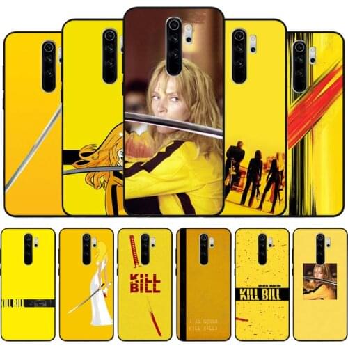 Kill bill black Silicone Phone Case For Redmi note 9 8 7 Pro S 8T 7A Cover