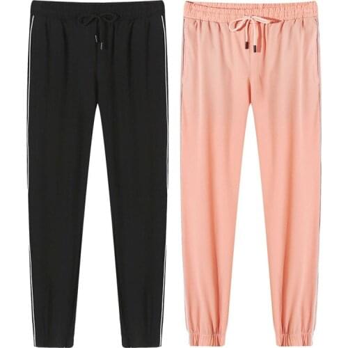 Outdoor Breathable Ice Silk Quick-dry Pants Men Women Couple Spring Summer Climbing Anti-reflective Jogging Camping&hiking Pants