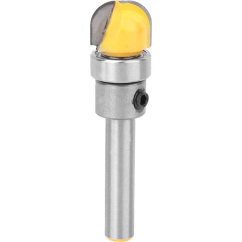 1/4inch Shank Ball Round Nose Template Router Bit edge trimming Woodworking Milling Cutter Type 1/4*5/8