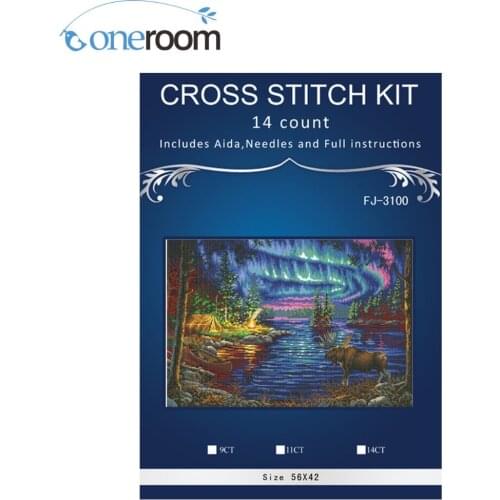 Beautiful photo frame home Decor counted14ct white canvas similar DMC Cross Stitch kit 14CT needlework Set3thth3th