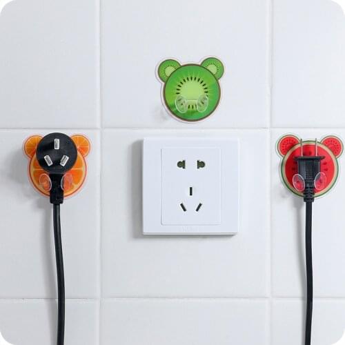 Bathroom Wall Adhesive Hooks Kitchen Organizer Wire Hanger 10 PCS/Lot Wall Plug Holder