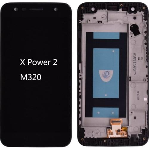 Original For LG X Power 2 M320 LCD Display with Touch Screen Digitizer Assembly With Frame Free shipping