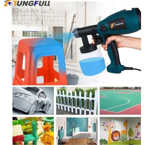 Spray Gun Paint Sprayers Sandblasting Airless Paint Sprayer Electric Auto Furniture Steel Coating Airbrush Paint Pistol