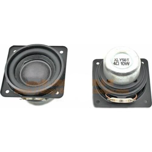 SOTAMIA 2Pcs 58mm Full Range Mini Bass Speaker Audio Column 4 Ohm 10W DIY Bluetooth Sound Amplifier Speaker Home Theater