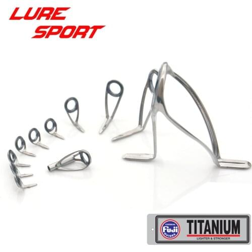 JAPAN FUJI T-RVASG T-KLSGHML guide TKGST Top Guide 11 pcs set Rod Building component Repair DIY Accessory