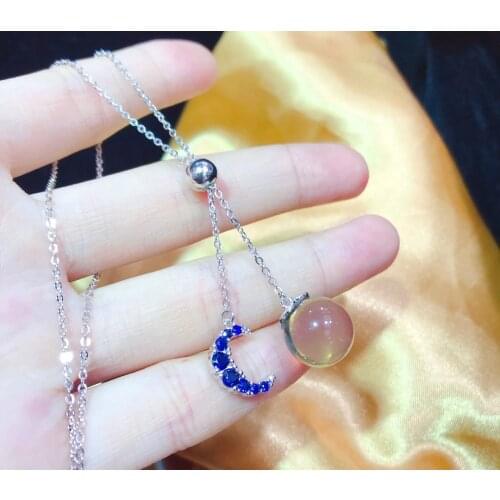 Jewelries gioielli donna collier femme colgantes para bisutería Mexican Gold Blue Amber 925 Silver Pendant Really natural