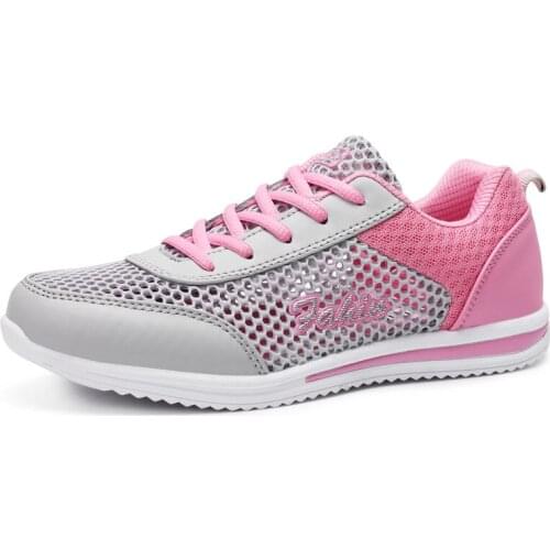 Tenis Mujer 2019 Hollow Tennis Shoes for Women Breathable Mesh Non-slip Sneakers Outdoor Gym Shoes Deportivas Mujer Lightweight