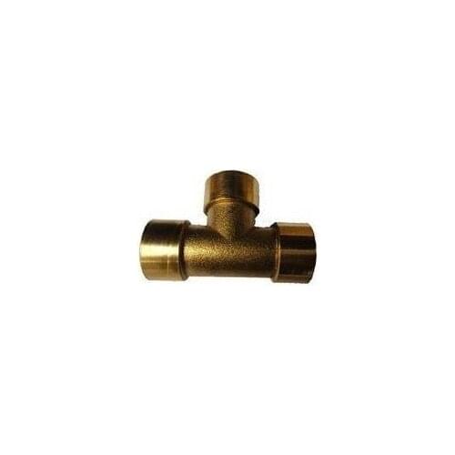 10pcs/lot 3 Ways 1/4" Tee Female BSPP Brass Coupler Adapter directly from manufacturer