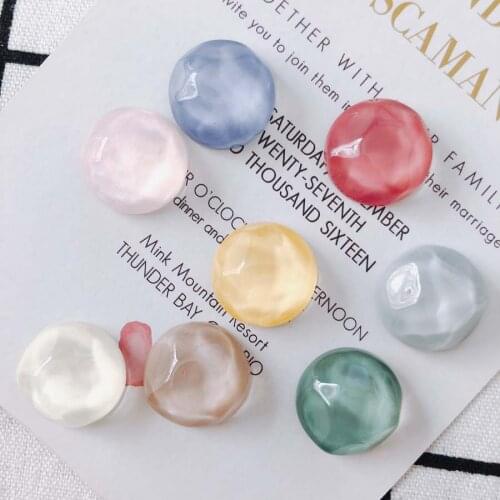 10 piece/lot resin acrylic patch cabochon 20mm diy earrings jewlery making jewelry findings hand made for Jewelry Accessories