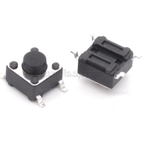100PCS SMD Tact Push Button Switch 6X6X5mm Micro Switch 6*6*5mm