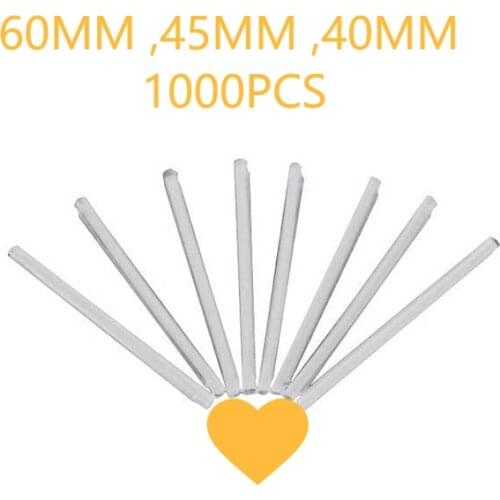 1000pcs/lot 40mm 45m 60mm Fiber Optic Fusion Protection Splice Sleeves Heat Shrink Tube Fiber Optic Hot Melt Tube Free Shipping