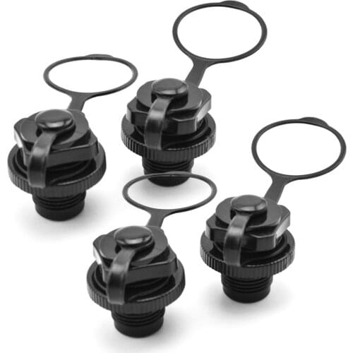 4pcs One-way Inflation Valve Boston Air Valve C-aps Screw For Inflatable Fishing Boat Air Bed Sailor Boat Inflatable Dinghy Raft