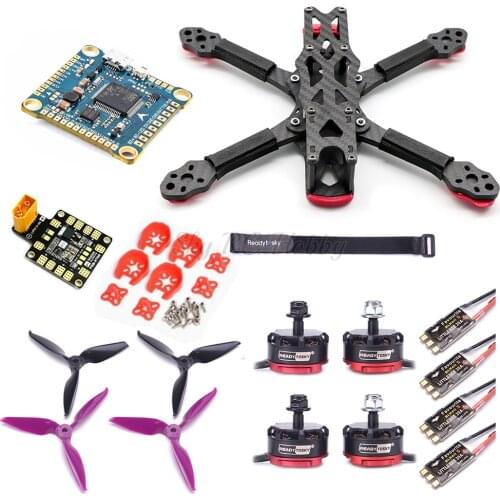 5inch 225mm Carbon Fiber Frame F4 V2 Flight Controller RS2205 2300KV Motor Littlebee 30A BLHeli_S ESC for APEX5 APEX