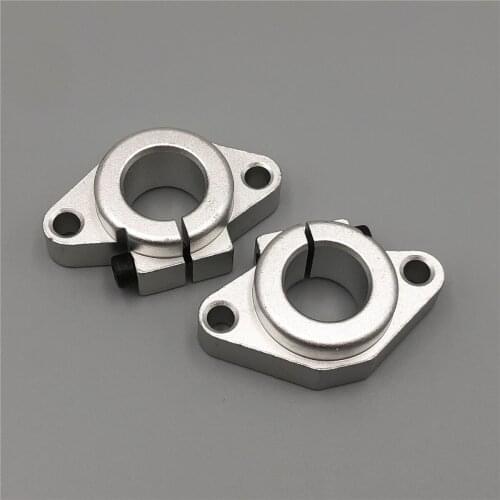8pcs/Lot SHF12 12mm Linear Rod Guide Rail Shaft Support Bracket Bearing Aluminium Alloy CNC Parts 3D Printer