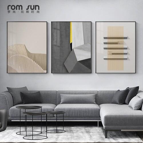 Abstract Minimalist Geometric definition Canvas Painting Poster and Print Wall Art Pictures For Living Room Bedroom Aisle Studio